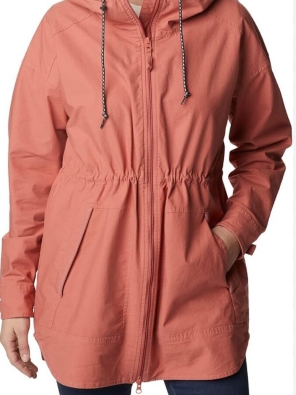 Columbia Women's Coral Sage Lake Long Lined Utility Jacket, Large